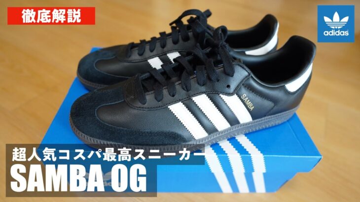 アディダスサンバOGを再販でゲットしたのでご紹介！別モデルADVと比較します！（adidas SAMBA OG）