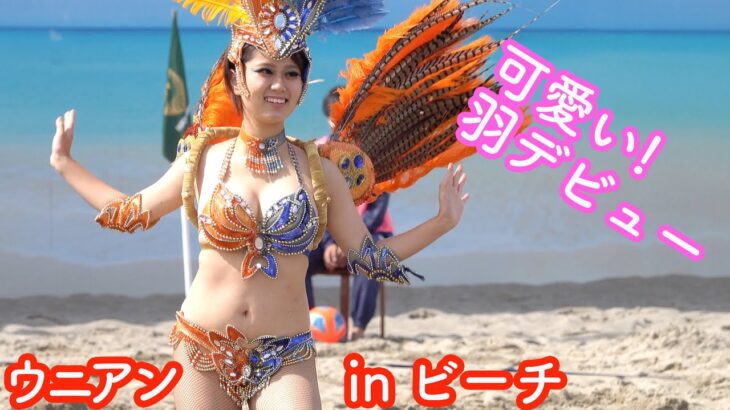 ウニアン最新映像!あの元気娘オレンジちゃんが羽付きで登場!しかもビーチで!?【2022タチヒカップ】4Kサンバウニアン