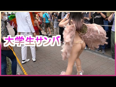 4K 大学生サンバ ウニアン 大岡川水上劇場 2023 Japanese Samba