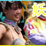 4K 超かわいい 大学生 サンバ 美人 ウニアン 民家園通り 2022 Japanese Samba