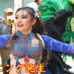 【4K】ウニアン青姫にヒヤヒヤハプニング　清水駅前サンバ #9  Samba in Japan　2023