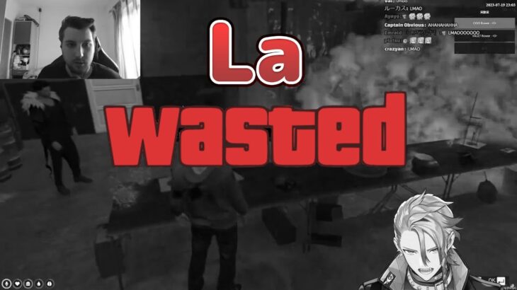 【VCR GTA】La WASTED【Axel/rpr/Nazuna/Alpha Azur/Lisa/Albio】【holostars EN/Vspo/Niji JP】【Eng/JP Sub】