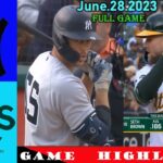 New York Yankees vs. A’s  (07/24/23) Full Game Hightlights | MLB Season 2023