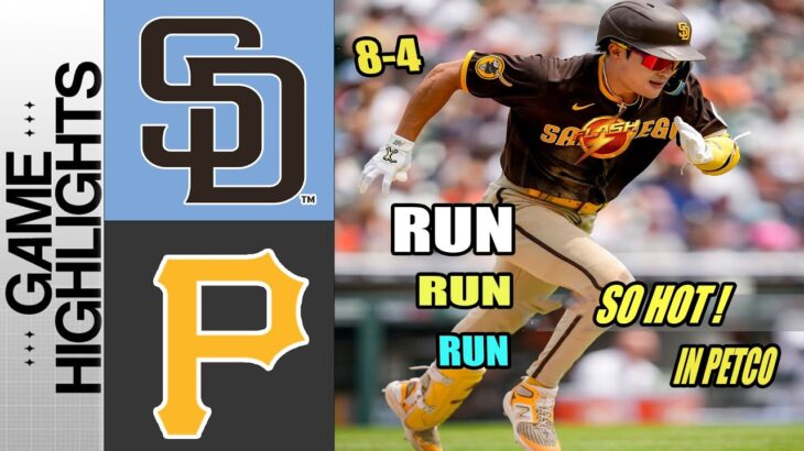 Padres vs Pirates Full Game Highlights July 24, 2023 | MLB Highlights 2023