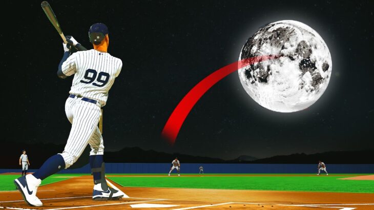 MLB The Show, but I can only hit MOONSHOTS!