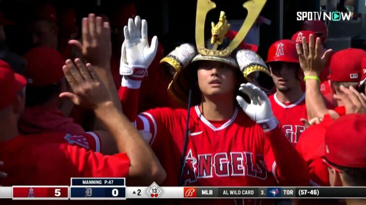 【MLB 速報】2回表 大谷翔平 第2打席 今季37号2ランを放つ vs タイガース 7.28