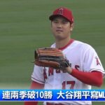 大谷翔平10勝入袋 總教練：他累了｜中央社影音新聞