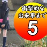 ２度と見る事ができないハプニングwミニスカで釣りをすると…セーラー服で魚釣りを楽しむ田舎OLの休日の切り抜き📝