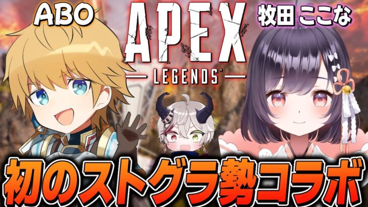 🔴【APEX】ストグラコラボ！あのメンツでカスタムに挑戦！ w/ エクス・アルビオ、たここ【エスターク・Z・ダークネス /ストグラコラボ】